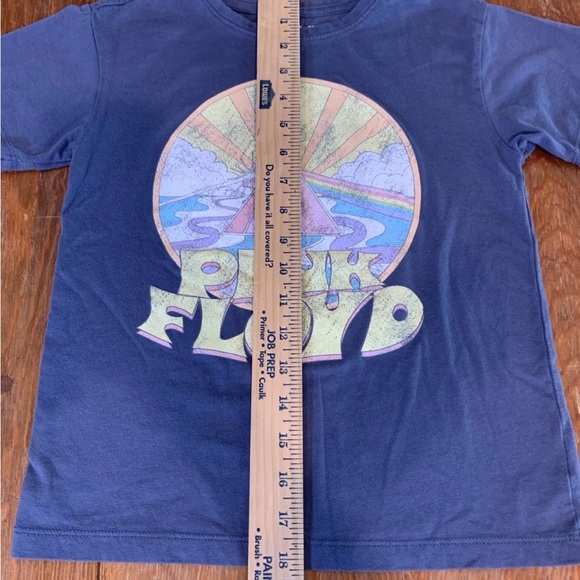 Pink Floyd blue graphic T-shirt Kids M (7-8) 1987 LOGO - Picture 5 of 6